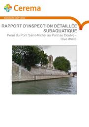 Perré du Pont Saint-Michel au Pont au Double - Rive droite : Inspection détaillée subaquatique | MACIULA, Ludovik
