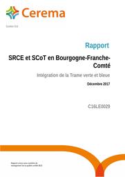 SRCE et SCoT en Bourgogne-Franche- Comté Intégration de la Trame verte et bleue | DRAMAIS, Laurent