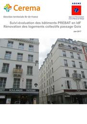 Suivi-évaluation des bâtiments PREBAT en IdF Rénovation des logements collectifs passage Goix | MARCONOT, François