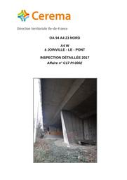OA 94 A4 23 NORD A4 W à Joinville-Le-Pont : Inspection détaillée 2017 | RIGA, Stéphane
