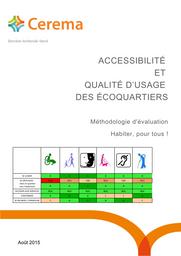 Accessibilité et qualité d'usage des Ecoquartiers - Méthodologie d'évaluation Habiter pour tous ! | MAÎTRE, Juliette