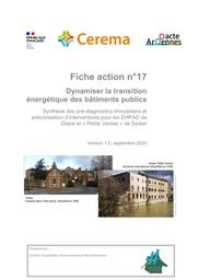 Fiche action n°17 Pacte Ardennes : Dynamiser la transition énergétique des batiments publics | DUBREUIL, Céline