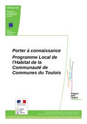 Porter à connaissance : Programme Local de l'Habitat de la Communauté de Communes du Toulois. | BELIN, Blandine