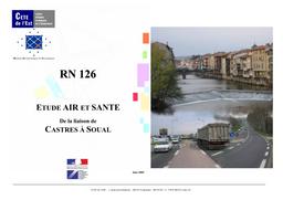 RN-126 - Etude air-santé de la liaison Castres à Soual. | BECKER, Stella