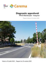Diagnostic approfondi de sécurité routière Montrozier : PN n°19 Montrozier | FOSSEY, Pascal