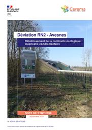 Déviation RN2 - Avesnes - Rétablissement de la continuité écologique | DE ROUCK, Anne-Claire