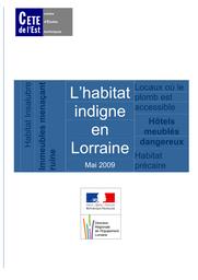L'habitat indigne en Lorraine. | BAUER, Jean-Luc