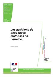 Accidents (Les) de deux-roues motorisés en Lorraine. | MULLER, Pascal