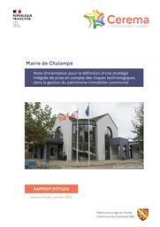 Mairie de Chalampé : note d'orientation pour la définition d'une stratégie intégrée de prise en compte des risques technologiques dans la gestion du patrimoine immobilier communal | THIERY, Sébastien