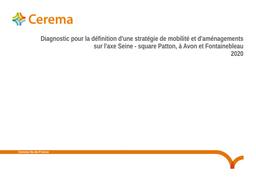 Diagnostic pour la définition d'une stratégie de mobilité et d'aménagements sur l'axe Seine - square Patton, à Avon et Fontainebleau 2020 | FOURNIER, Rafaella