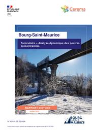 Bourg-Saint-Maurice, Funiculaire – Analyse dynamique des poutres précontraintes | RENAUDIN, Fabien