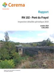 RN 102 - Pont du Frayol, Inspection détaillée périodique 2019 | BUSSON, David