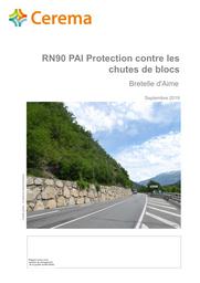 RN90 PAI, Protection contre les chutes de blocs Bretelle d'Aime | MLYNARSKI, Mathieu