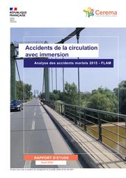 Accidents de la circulation avec immersion - Analyse des accidents mortels 2015 - FLAM | VARIN, Bérengère