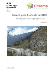 Ecrans pare-blocs de la RN90, Inspection détaillée printemps 2021 | MLYNARSKI, Mathieu