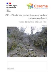 CFL. Etude de protection contre les risques rocheux, Tunnel de Bürden, tête sud. Tête | MLYNARSKI, Mathieu