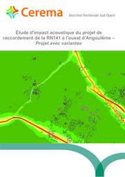 Étude d'impact acoustique du projet de raccordement de la RN141 à l'ouest d'Angoulême – Projet avec variantes | LAULOM, Matthieu
