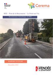 RD2 – Pont de la Braconnerie – Le Poiré-sur-Vie – Reconnaissance Géotechnique G2 PRO | LANDRY, Benjamin