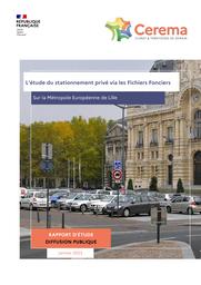 L'étude du stationnement privé via les Fichiers Fonciers, sur la Métropole Européenne de Lille : diffusion publique | MERTINY, Peggy