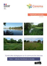 Continuités écologiques sur la commune de Libourne : Tome 1 : méthode d'identification et résultats | RAUEL, Vanessa
