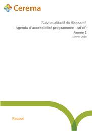 Suivi qualitatif du dispositif Agenda d’accessibilité programmée - Ad'AP Année 2 | CIMALA, Eric