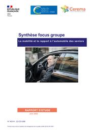 Synthèse focus groupe à Avallon sur la mobilité et le rapport à l’automobile des jeunes seniors | AISSAOUI, Leila