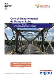Inspection Détaillée Périodique du pont de Montsoreau - 219P01 | BOUCHET, Willy