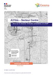A31bis – Secteur Centre, Avis sur le dossier d’études préalables à la DUP | HOMBOURGER, Etienne