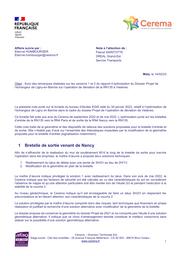 Suivi des remarques réalisées sur les versions 1 et 2 du rapport d’optimisation du Dossier Projet de l’échangeur de Ligny-en-Barrois sur l’opération de déviation de la RN135 à Velaines | HOMBOURGER, Etienne