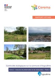 Continuités écologiques sur la commune d'Angoulême : Tome 2 : mesures de préservation et de restauration - Partie 2 : Fiches "Mobiliser le PLUi" | RAUEL, Vanessa