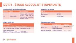 La conduite après usage de substances psychoactives en Saône-et-Loire | BOULANGER, Victor