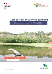 Zone de loisirs de La Roche Ballue (44) – Diagnostic de stabilité de falaise 2023 | ROLAND, Julie