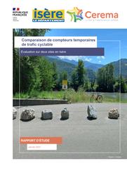 Comparaison de compteurs temporaires de trafic cyclable : Evaluation sur deux sites en Isère | THIEULIN, Axel