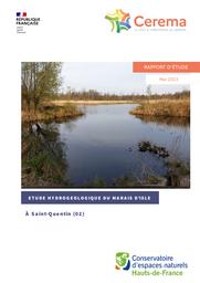 Etude hydrogéologique du Marais d'Isle à Saint-Quentin | LECOMTE, Justin
