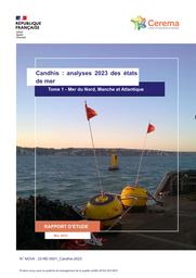 Candhis : analyses 2023 des états de mer : Tome 1 - Mer du Nord, Manche et Atlantique | KERGADALLAN, Xavier