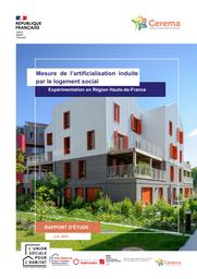 Mesure de l'artificialisation induite par le logement social, : Expérimentation en Hauts-de-France | BOCQUET, Martin