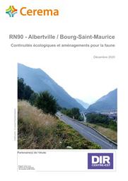 RN90 - Albertville / Bourg-Saint-Maurice. Continuités écologiques et aménagements pour la faune | DRAMAIS, Laurent
