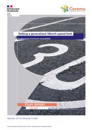 Setting a generalised 30km/h speed limit . Feedback from five french municipalities | HIRON, Benoît