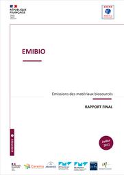 EmiBio. Emissions des matériaux biosourcés. Rapport final | CAUDRON, Cécile