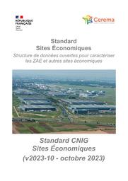 Standard CNIG Sites Economiques. Structure de données ouvertes pour caractériser les ZAE et autres sites économiques | GALLAIS, Arnauld