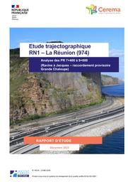Etude trajectographique RN1 La Réunion : analyse des PR 7+400 à 9+600. Ravine à Jacques. Raccordement provisoire Grande Chaloupe. | ZAHARIAS, Lisa