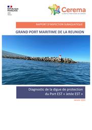 Diagnostic des ouvrages portuaires. Port Est. Jetée Est : Rapport d'inspection subaquatique. Grand Port Maritime de la Réunion | SEMIN, Eric