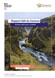 Rapport QAI du Cerema. Actions 2023 pour la DGPR | CAUDRON, Cécile