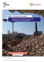EPORA - Stratégie d'Economie Circulaire des opérations de réaménagement | DENOT, Agathe