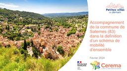 Accompagnement de la commune de Salernes (83) dans la définition d’un schéma de mobilité d’ensemble | LONG, Marlène