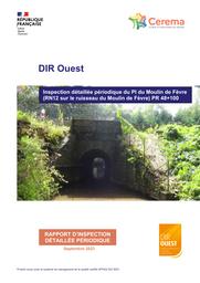 Inspection détaillée périodique du PI du Moulin de Fèvre (RN12 sur le ruisseau du Moulin de Fèvre) PR 48+100 | BOUCHET, Willy