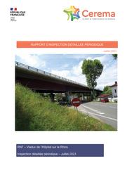 RN7 Viaduc de l'Hôpital sur le Rhins : Rapport d'Inspection Détaillée Périodique | LACROIX, Christian