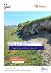 Inventaire et atlas des décharges anciennes officielles et non autorisées : région Normandie (Calvados et Manche) | DELAFENETRE, Cécile