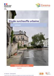 Etude surchauffe urbaine - Jarnac (16) | MOULIN, Élodie