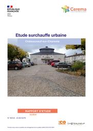 Etude surchauffe urbaine - Châteauneuf-sur-Charente (16) | MOULIN, Élodie